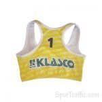 Women Beach Volleyball Top Credit 24 Yellow Number 1