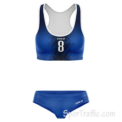Women Beach Volleyball Uniform COLO Creek 04 Blue