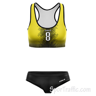 Women Beach Volleyball Uniform COLO Creek 06 Yellow