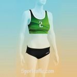 Women Beach Volleyball Uniform COLO Duna Green