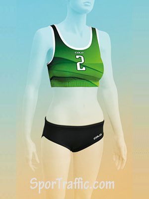 Women Beach Volleyball Uniform COLO Duna Green