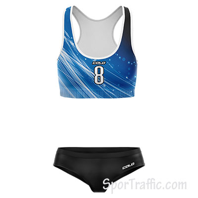 Women Beach Volleyball Uniform COLO Haze 003 Blue