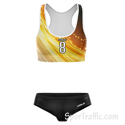 Women Beach Volleyball Uniform COLO Haze 004 Yellow
