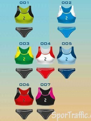 Women Beach Volleyball Uniform COLO Palm Colours