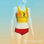 Women Beach Volleyball Uniform COLO Rossa