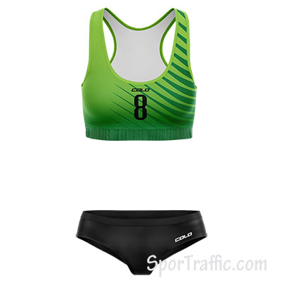 Women Beach Volleyball Uniform COLO Spill 007 Green