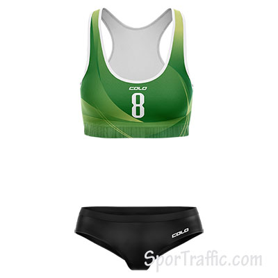 Women Beach Volleyball Uniform COLO Tide 001 Green