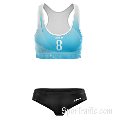 Women Beach Volleyball Uniform COLO Tide 004 Light Blue