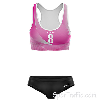 Women Beach Volleyball Uniform COLO Tide 005 Pink