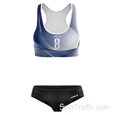 Women Beach Volleyball Uniform COLO Tide 006 Blue