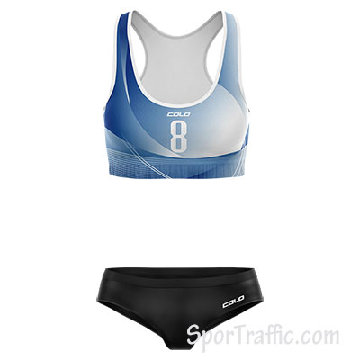 Women Beach Volleyball Uniform COLO Tide 007 Dark Blue
