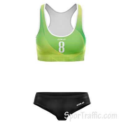 Women Beach Volleyball Uniform COLO Tide 008 Light Green