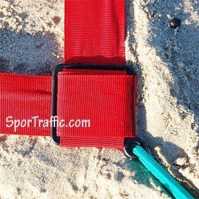 Beach Volleyball Lines Buckle