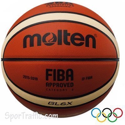 Oficialus FIBA krepšinio kamuolys MOLTEN BGL6X