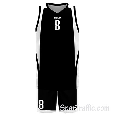 Basketball Uniform COLO Boston 08 Black