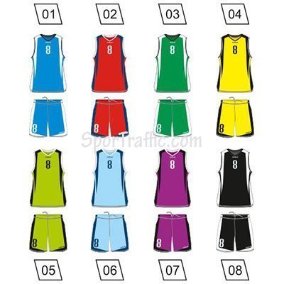 Basketball Uniform COLO Boston Colours