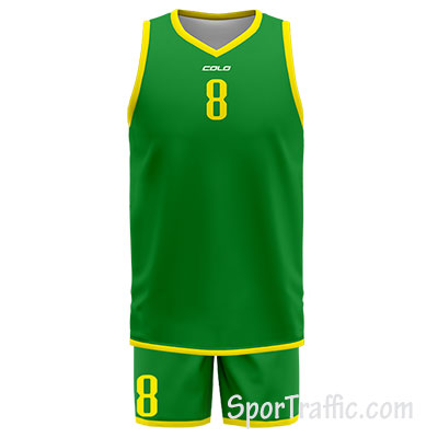 Reversible Basketball Uniform COLO Dual 03 Green