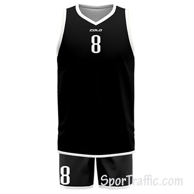 Reversible Basketball Uniform COLO Dual 04 Black