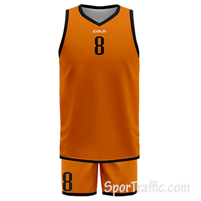 Dvipusė Krepšinio Apranga COLO Dual 05 Oranžinė