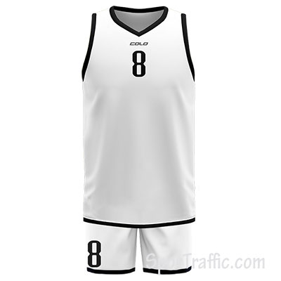 Reversible Basketball Uniform COLO Dual 06 White
