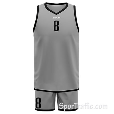 Reversible Basketball Uniform COLO Dual 08 Silver