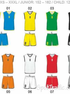 Reversible Basketball Uniform COLO Dual Colors