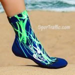 Green Lightning Sand Socks