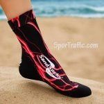 Red Lightning Sand Socks