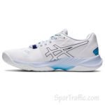 ASICS Sky Elite FF 2 Volleyball Women’s Shoes white blue 1052A053.102 4