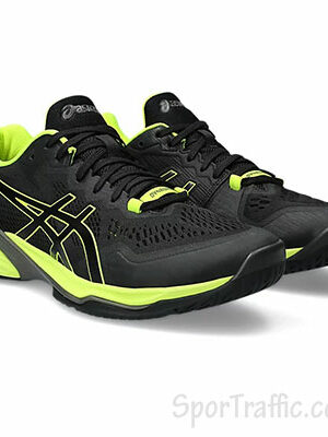 ASICS Sky Elite FF 2 men's volleyball shoe Black Safety Yellow 1051A064.004
