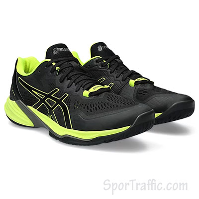 ASICS Sky Elite FF 2 men’s volleyball shoe Black Safety Yellow 1051A064.004 2