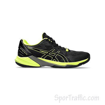 ASICS Sky Elite FF 2 men's volleyball shoe Black Safety Yellow 1051A064.004