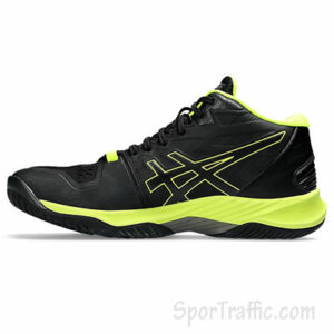 ASICS Sky Elite FF MT 2 men's volleyball shoes Black Safety Yellow 1051A065.004