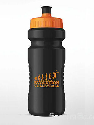 Sport Water Bottle Volleyball Evolution