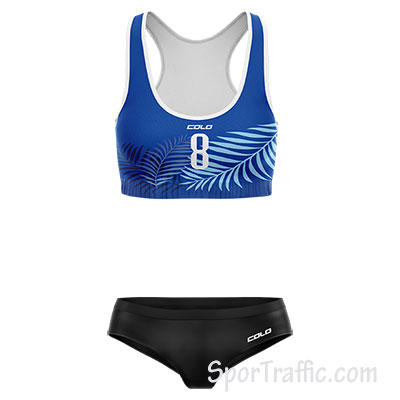 Beach Volleyball Bathing Suit Chip 001 Blue