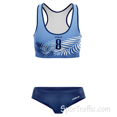 Beach Volleyball Bathing Suit Chip 006 Light Blue