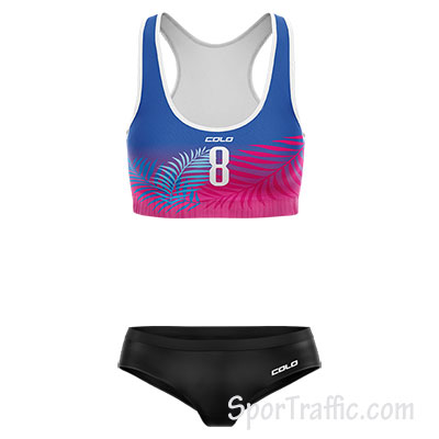 Beach Volleyball Bathing Suit Chip 007 Pink