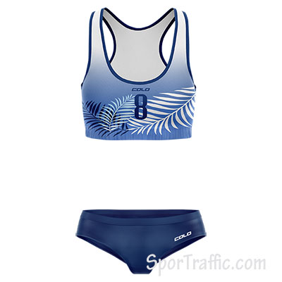 Beach Volleyball Bathing Suit Chip 009 Light Blue
