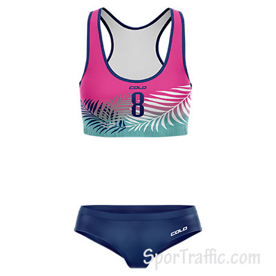 Beach Volleyball Bathing Suit Chip 012 Pink