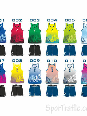 Beach Volleyball Bathing Suit Chip Colors