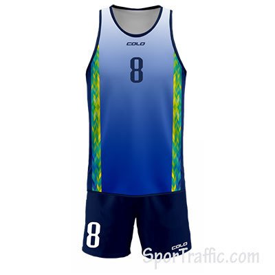 Beach Volleyball Jersey Fenix 001 Blue
