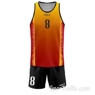 Beach Volleyball Jersey Fenix 002 Orange