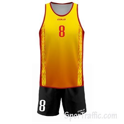 Beach Volleyball Jersey Fenix 004 Yellow