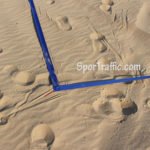 Plates Beach Volleyball Lines Sand