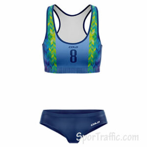 Women beach volleyball gear Calx 001 Blue