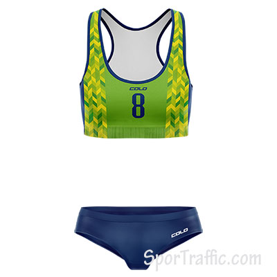 Women beach volleyball gear Calx 003 Green