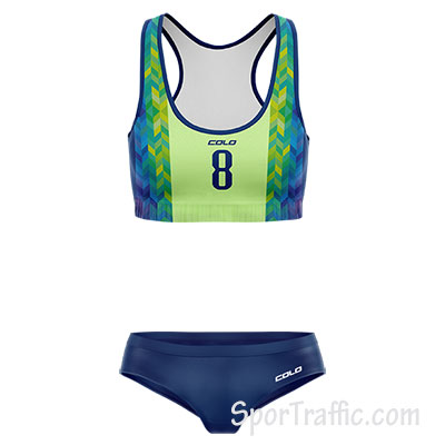 Women beach volleyball gear Calx 005 Light Green