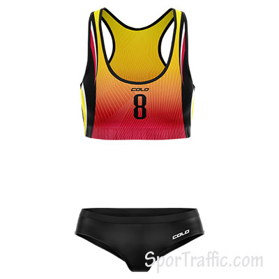 Women beach volleyball gear Vivid 002 Red