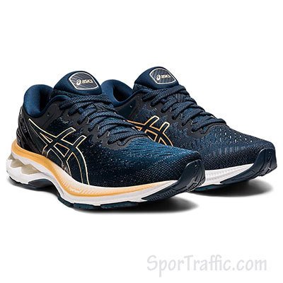 ASICS Gel-Kayano 27 women's running shoes 1012A649-402 French Blue-Champagne