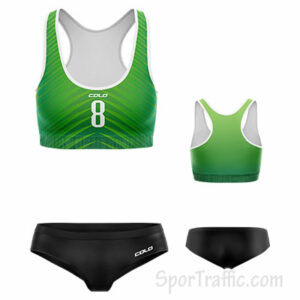 Beach Volleyball Bathing Suit Leaf